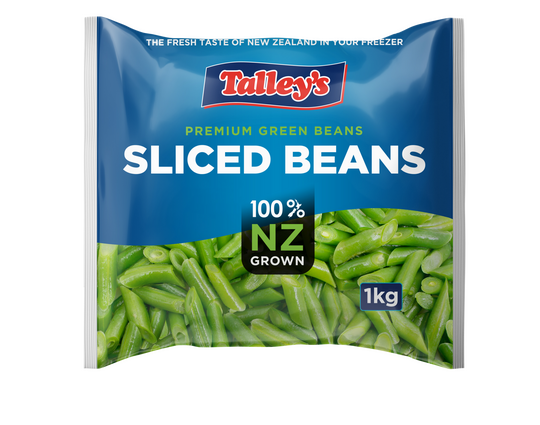 Talleys Sliced Beans 1Kg Mockup