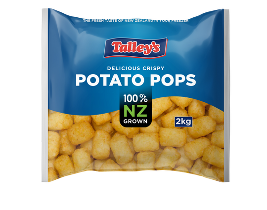 Talleys Potato Pops Mockup Bag