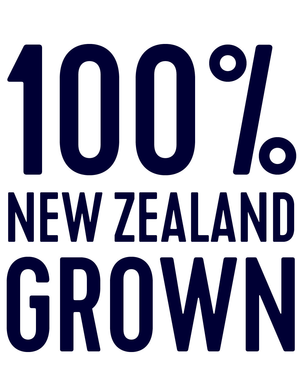 100% NZ grown